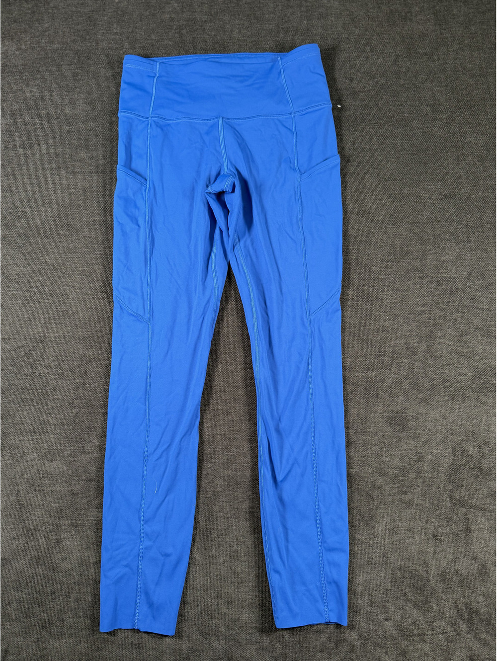 Lululemon Faste and Free High-Rise Leggings, Blue, Size 6